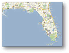 Utilities Search, Inc. Florida service area map